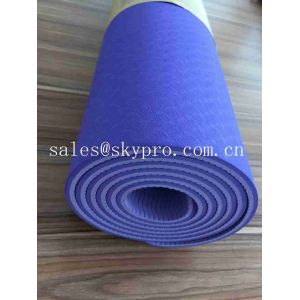 China Portable Yoga Mat Neoprene Rubber Sheet Pilates Reformer Recyclable For Exercise on sale