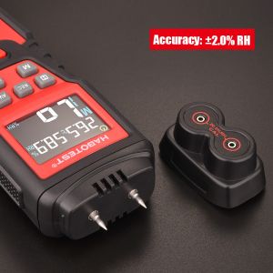 EMC Digital Wood Moisture Meter , 99.9%RH Hygrometer Moisture Meter