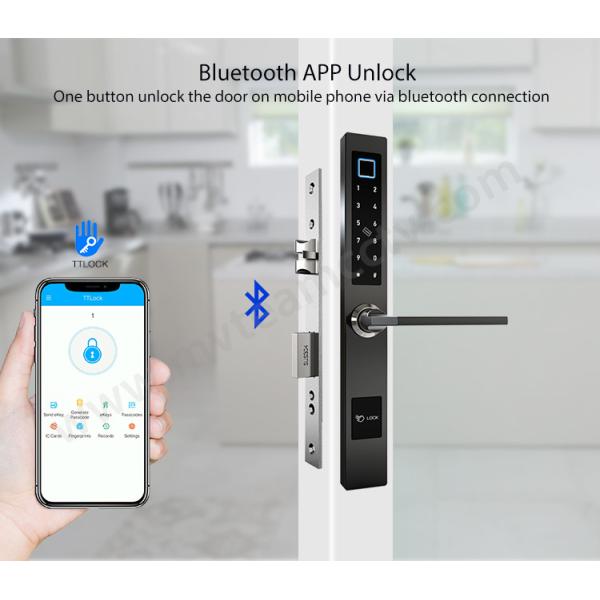 Digital TTLock APP Electric Sliding Glass Door Waterproof Smart Locks