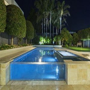 Transparent Acrylic Wall Panels System for Infinity Edge Pool Custom Manufacturi