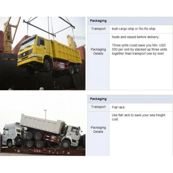 SINOTRUCK HOWO A7 Dump Truck 6x4 336/371hp 40T Load Capacity 10 wheel dump truck EUROII/III Engine