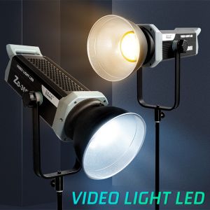 300W Photography Lights OLED Display Continuous Studio Lighting 2700K 7500K Sun