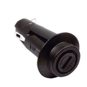 PTF-40 Cylindrical 5x20mm 10A Panel Mount Fuse Holders Easy Snap In Slotted