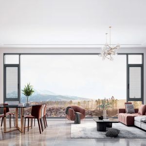 Stainless Steel Screen Netting Thermal Break Sliding Window for Thermal