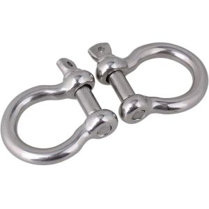 304/316 Stainless Steel Bow Shackle Rigging Hardware with Precision Casting