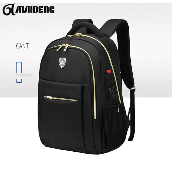 Quality Design Black Large Zipper Backpack , Unisex Use Multi Zipper Backpack wholesale