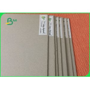 Recycled Pulp Grey Chipboard / uncoated Grey Board Paper For Packing Boxes