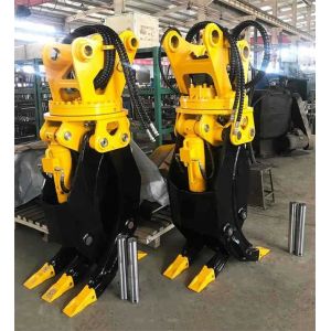 Customized Mini Excavator Hydraulic Rotating Grapple Hot Selling 5 10 25 Ton