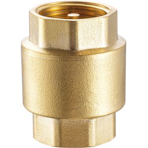 China 3108 Female x Female Brass Check Valve Spring Type Sizes DN15 DN20 DN25 DN32 DN 40 DN50 on sale