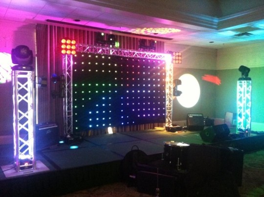 Quality LED Screen Goal Post Truss Goal Post Lighting Stand For Lounge Bar Singing Stage wholesale