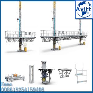 Single Mast Construction Hoist 1000kg Load 100m Height
