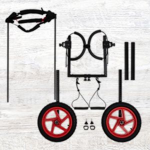 Adjustable Medium To XL Large Dog Wheelchair For Back Legs PCL ACL