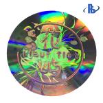 One Time Use Holographic Security Labels Moisture Proof With Serial Number