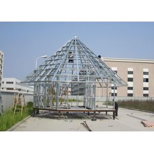 Prefab Homes In Light Gauge Steel Framing System With Fiber Cement Board