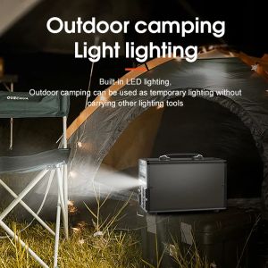 600W Portable Generator Kit Off Grid Hybrid Solar Panel Power Station