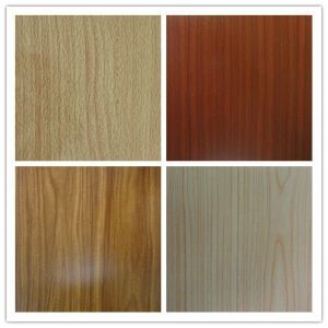 PVDF coating Curtain wall Aluminum Composite Panel Wood grain up to the length