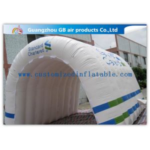 Customizable White Inflatable Portable Spray Booth Tent Quadruple Sewing With