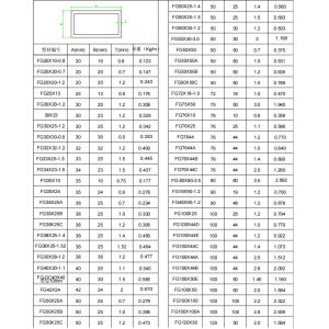 AL 6061 T6 Rectangular Hollow Section Aluminum Structural Tube