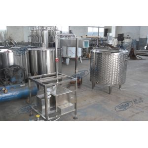 Auto Fruit Juice Processing Equipment 200L Solid Sugar Melting Pot Double Layer