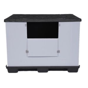 automotive component packaging plastic PP sleeve box heavy duty pallet autopack