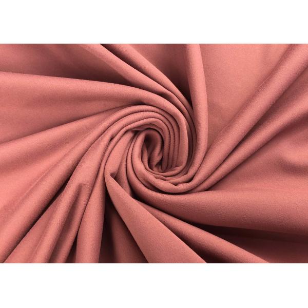 Soft Brushed Microfiber Yoga Polyester Spandex Fabric Tear Resistant