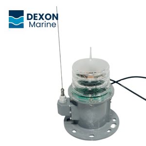 20NM Range IP68 Shore Based LED Navigation Lantern Light With Real AIS Aton