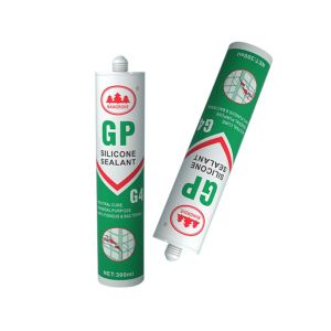 High Density Transparent Acid Cured Silicone Sealant Quick Drying Bathroom