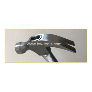 American type claw hammer with steel tube handle