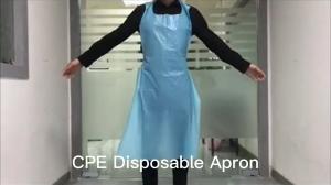 China S&J Wholesale New Material  Factory Cheap Price Custom Blue Apron Industrial Apron Biodegradable Disposable Aprons on sale