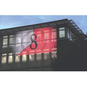 Commercial LED Mesh Screen with Video Display Function and 144pcs/m2 Lamp