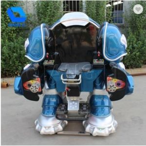 Outdoor Portable Carnival Rides Coin Operated Robot Ride / Remote Control Robot