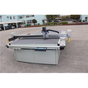 Flatbed Digital Mat Cutting Machine , CNC Cutting Equipment Connectable CAD