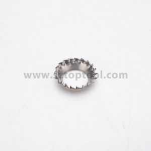 Polished Stainless Steel Lock Washer Din6798V External Tooth Lock Washer
