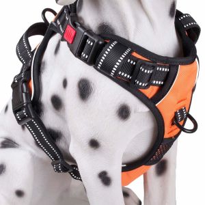 No Pull No Choke Dog Harness With 3 Snap Buckles