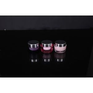 hand lip crystal pump empty square white Screen Printing Airless 30ml Cosmetic