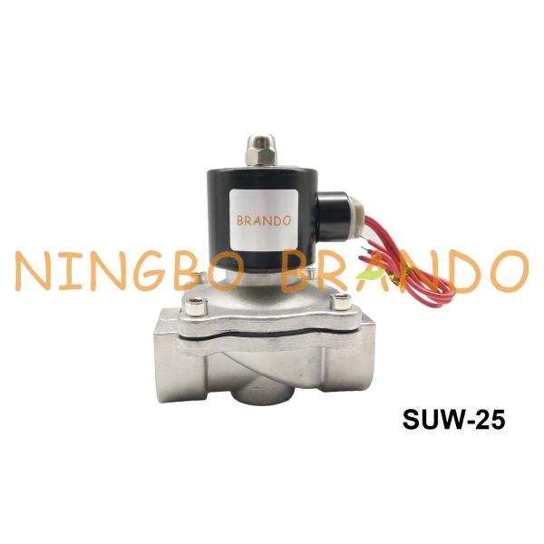 UNID Type 2S250-25 SUW-25 1" Stainless Steel Body NBR Diaphragm Normally Closed