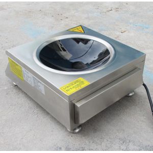 Induction Electric Single Wok Burner With Humanized Magnetic Switch Design