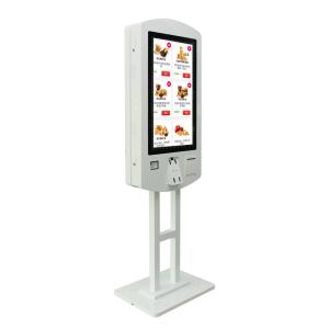 Cheap Double Sided Self-Service Payment Terminal Kiosk With QR Scanner POS Brackets Printer for sale
