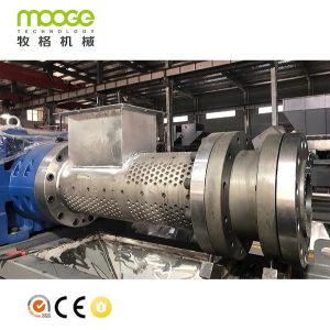 PP PE Plastic Scrap Washing Machine , Squeezing Plastic Dryer Machine