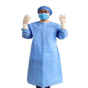 EN1379 Sterilized SMS SMMS SMMMS Disposable Surgery Gown