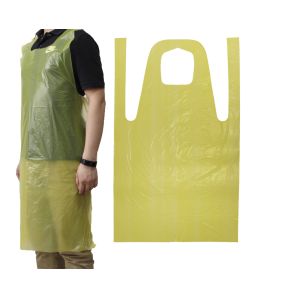 Customized Bulk Pack Disposable Polyethylene Apron With Smooth Surface