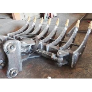 PC PC312 Hydraulic Excavator Rock Rake For Construction
