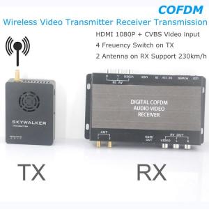 Cheap COFDM Wireless Video Transmitter Receiver Transmission HDMI HD 1080P composite CVBS in H.264 COFDM-904T for sale