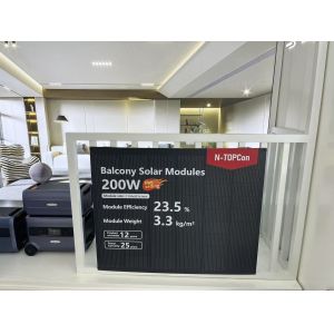 13.86A Short-Circuit Voltage Monocrystalline PV Solar Panels Kit for Balcony -0