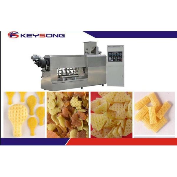 2D 3D Food Fryums Snack Pellet Production Line Extruder Machine Steady