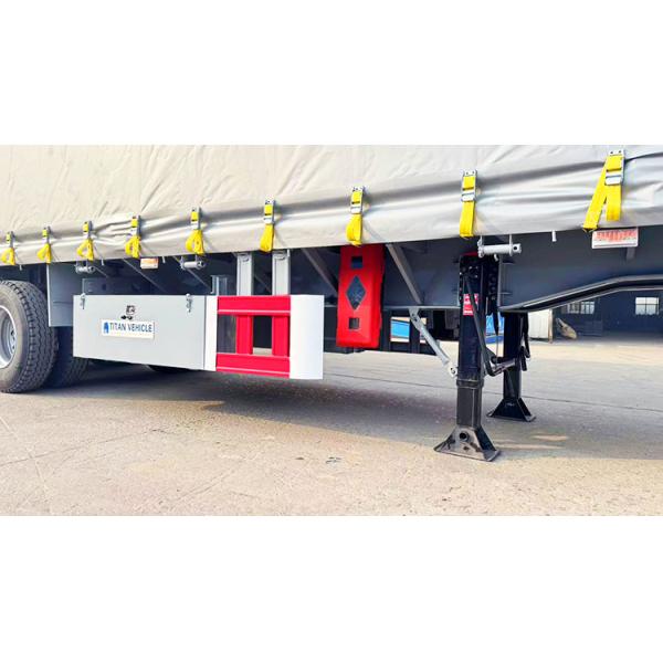 Curtain Side Trailer Curtainsider Dry Van Box Trailer Sliding Curtain Tarpaulin Semi Trailer