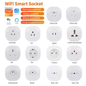 SDK NFC Wifi Smart Socket 16A Smart Plug Socket