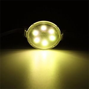 Fully Waterproof RGB Led Pixel Point IP67 1.5W SMD3535 40mm Source For Building