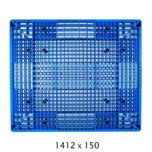 1400x1200x150mm Plastic Pallet for Mini Industrial Applications ISO9001