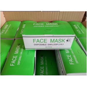 En14683 3 Ply Breathable Earloop Adult Face Mask With FFP1 Filter Rating And CE